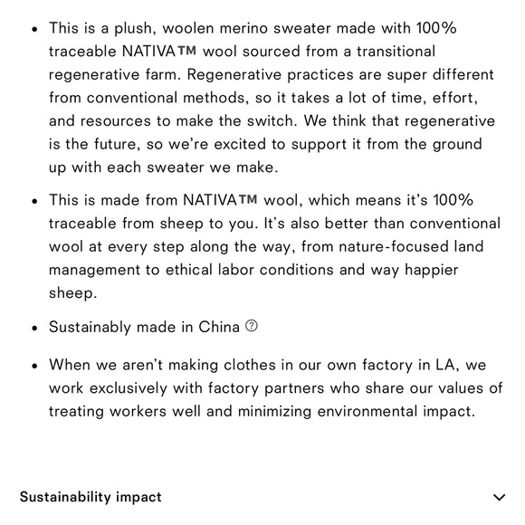 Reformation Pink Crew Neck Sweater - Picture 2 of 5